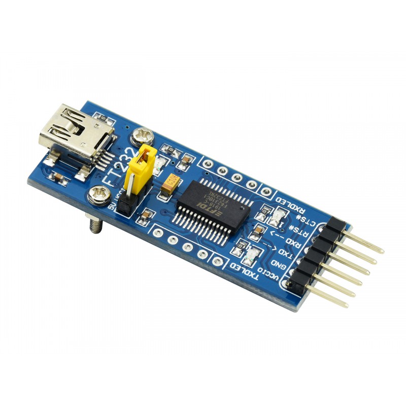 Placa UART USB FT232 (mini), módulo de comunicación USB a TTL (UART)