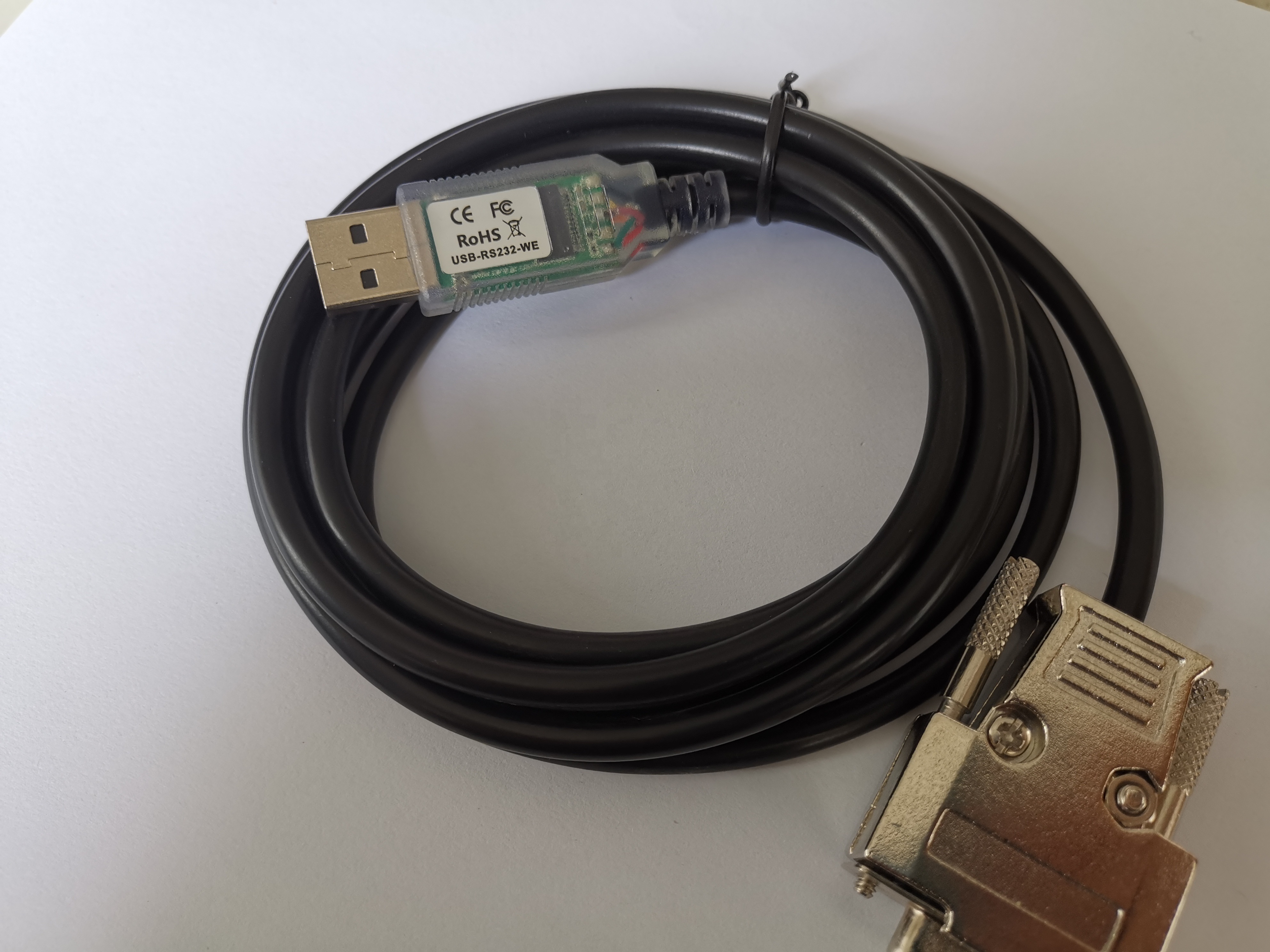 Cable adaptador USB a serie FTDI Chipset con puerto RS232 DB9 macho y hembra 