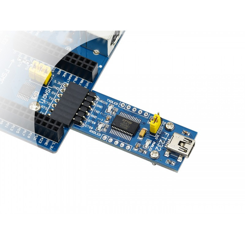 Placa UART USB FT232 (mini), módulo de comunicación USB a TTL (UART)